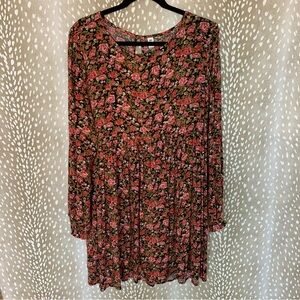 BP Nordstrom Floral Flowy Dress Size Large